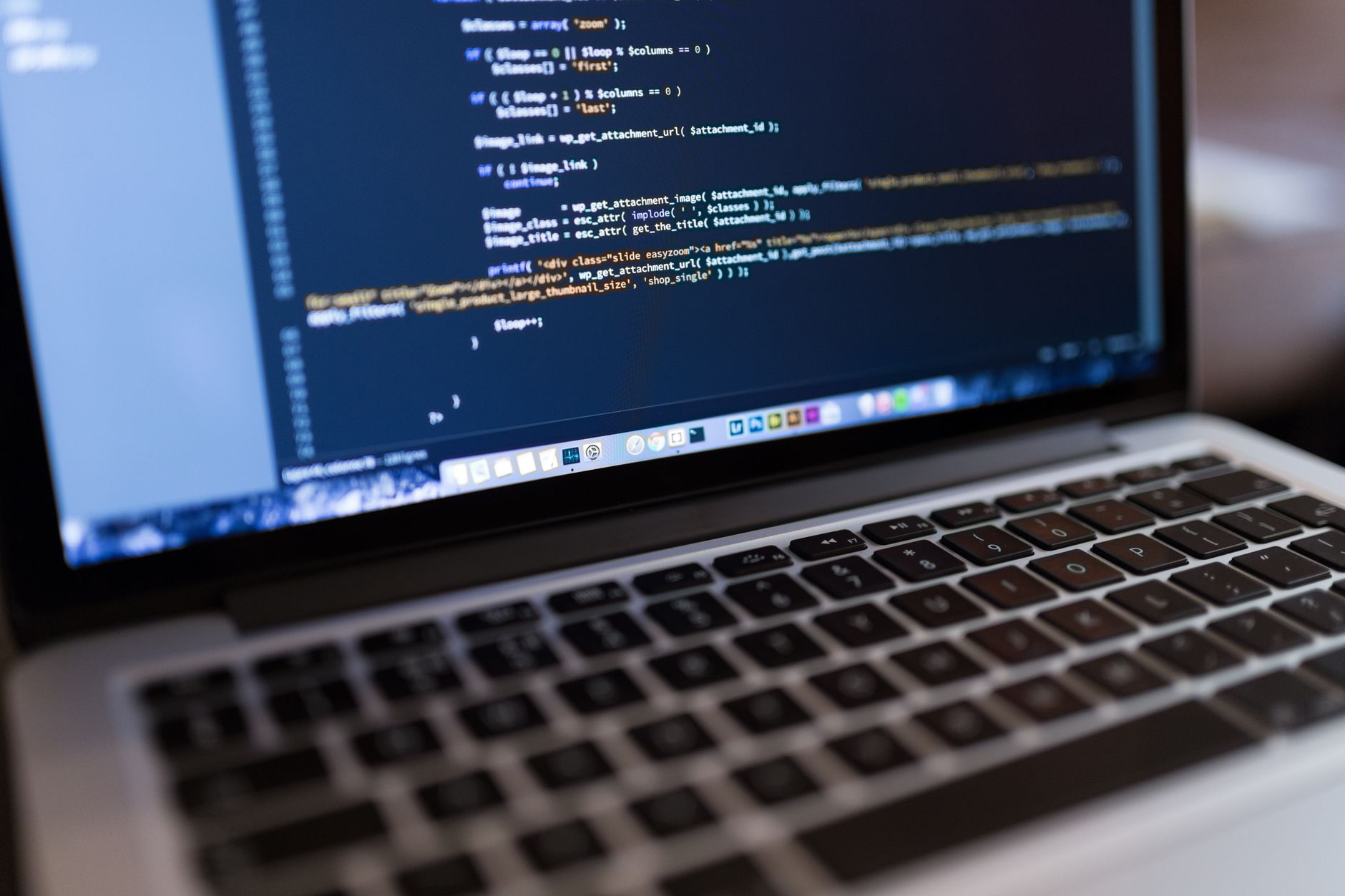 WordPress site with feedback widget installed via footer script